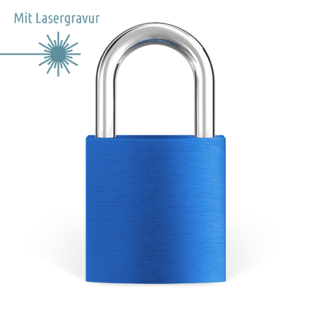 Liebesschloss Blau