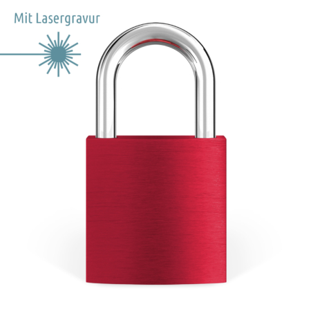 Liebesschloss Rot