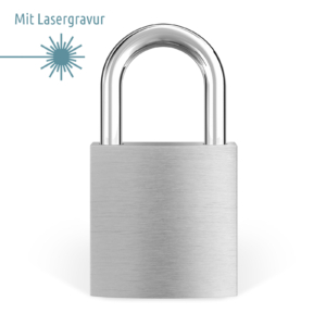 Liebesschloss Silber